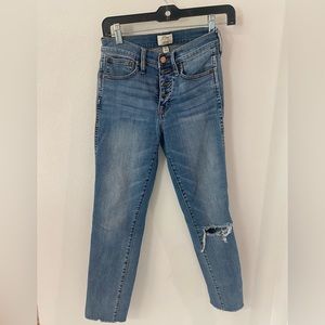Vintage size 24 JCrew distressed jeans